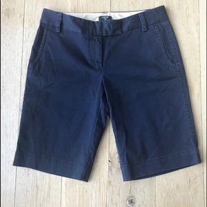 J CREW cotton shorts with stretch.